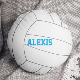 Volleyball Themed Round Pillow