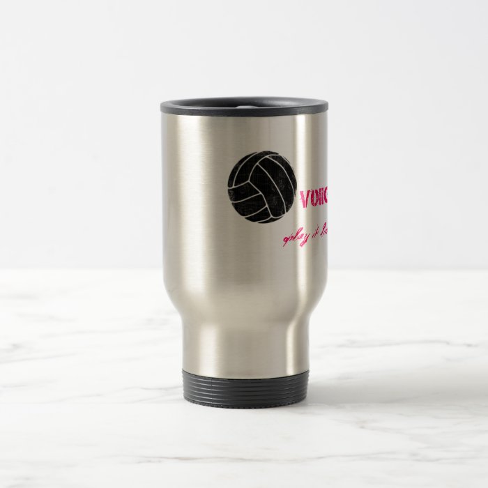 Volleyball Thermos Coffee Mug