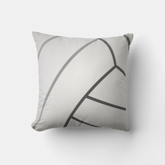 Volleyball Throw Pillow (Front)