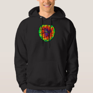 Volleyball Tie Dye Team Player Sports Game Athlete Hoodie