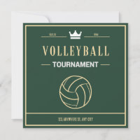 Volleyball tournament or event Invitation