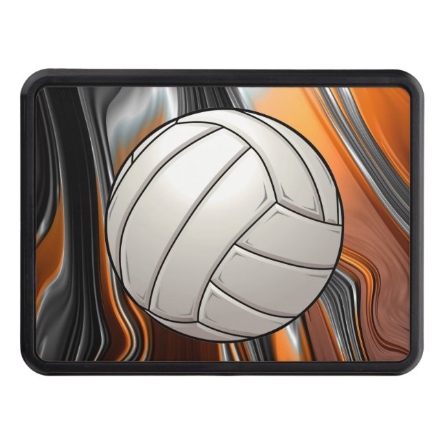 Volleyball Trailer Hitch Cover (Front)