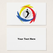 Volleyball Tricolor Emblem (Female) (Front & Back)