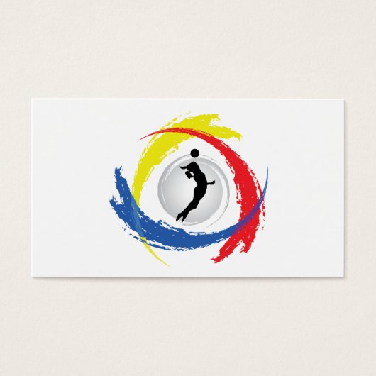 Volleyball Tricolor Emblem (Female) (Front)