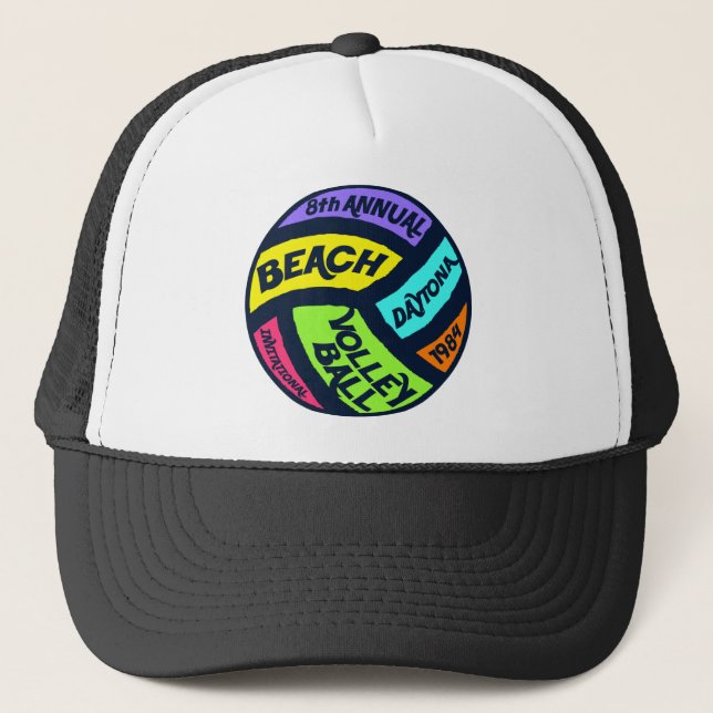 Volleyball Trucker Hat (Front)