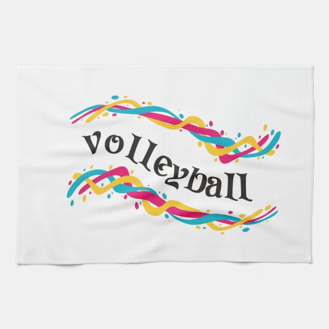Volleyball Twists Towel (Horizontal)