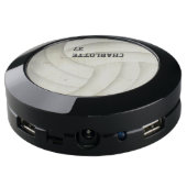 Volleyball USB Charging Station (Angled Back)