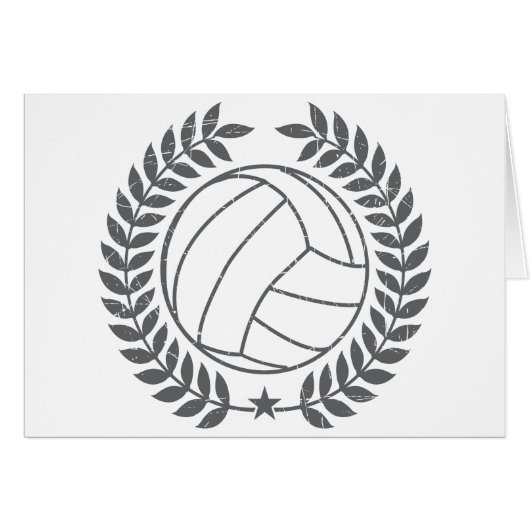 VolleyBall Vintage Graphic Cards (Front Horizontal)