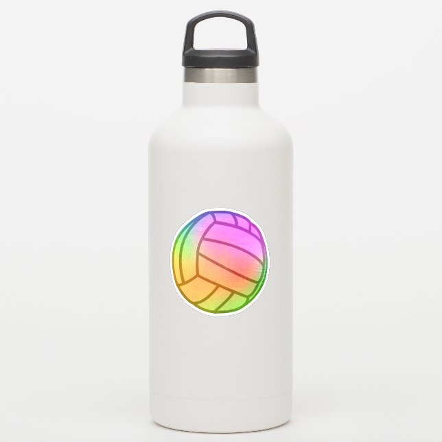 Volleyball Vinyl Sticker (Waterbottle)