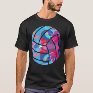 Volleyball volleyball game Colorful Graphic T-Shirt