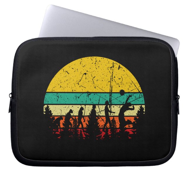Volleyball - Volleyball Player Evolution Laptop Sleeve (Front)