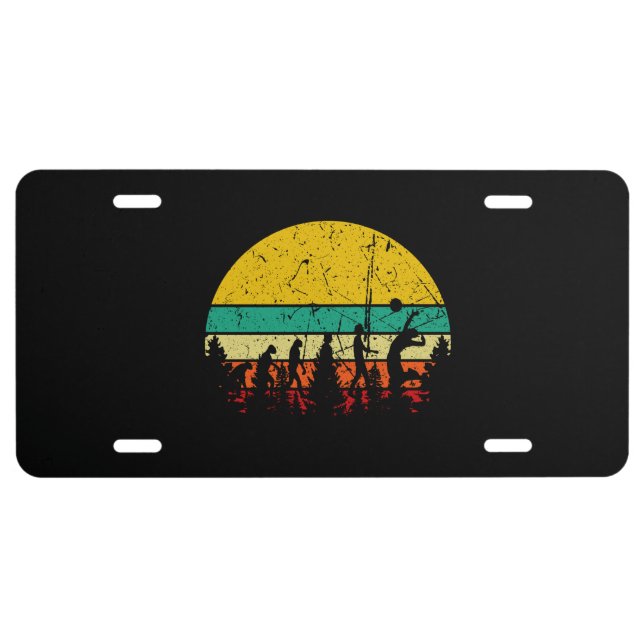 Volleyball - Volleyball Player Evolution License Plate (Front)