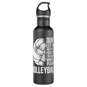 Volleyball Volleyball Player Girl Training Sports Stainless Steel Water Bottle