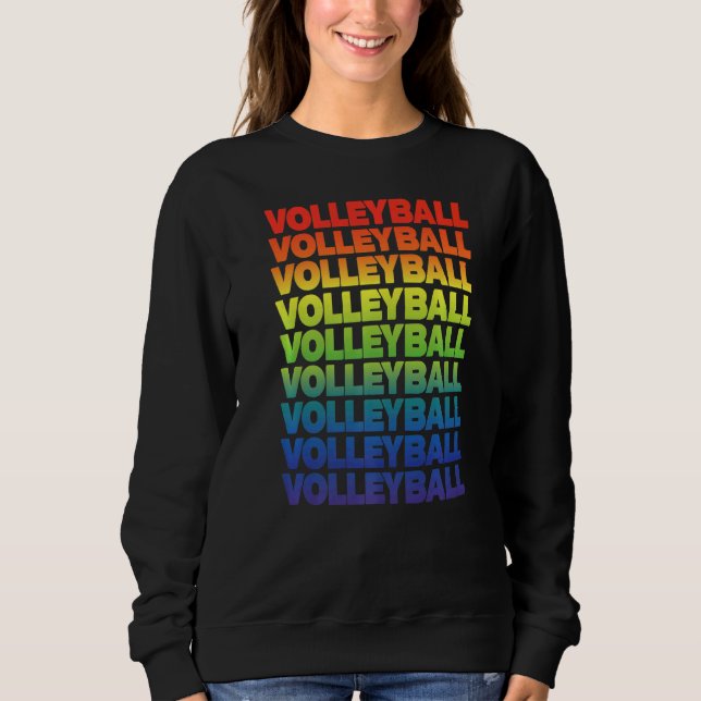 Volleyball Volleyball Player Sweatshirt (Front)