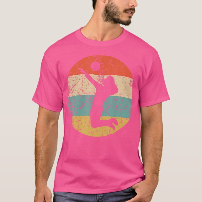 Volleyball Volleyball Player T-Shirt (Front)