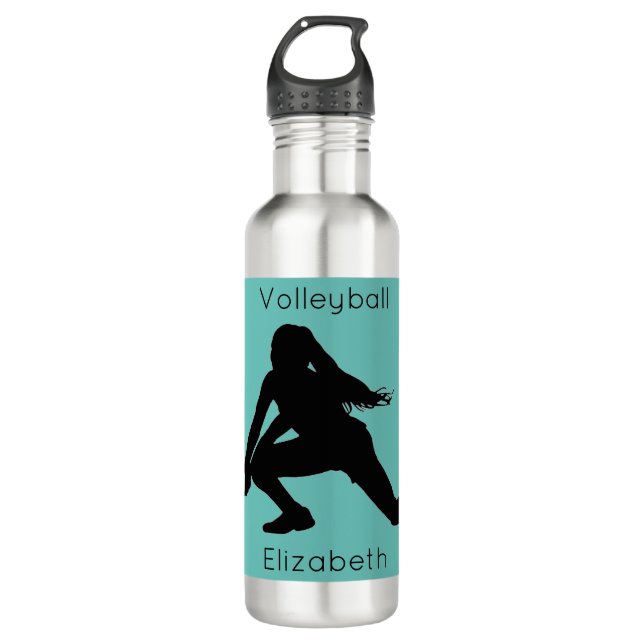 Volleyball Water Bottle (Front)