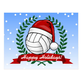 Volleyball Christmas Cards - Greeting &amp; Photo Cards | Zazzle