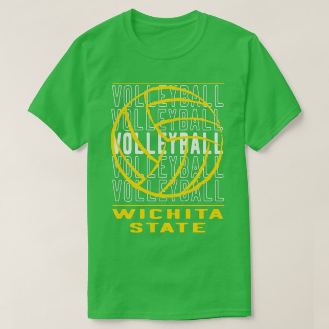 Volleyball Wichita State T-Shirt (Design Front)