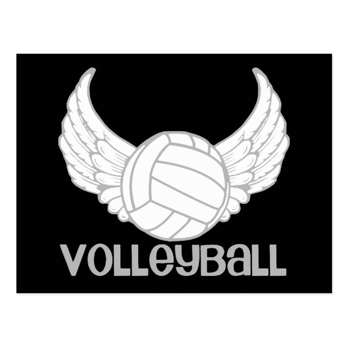 Volleyball with Wings Post Card