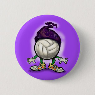 Volleyball Wizard Pinback Button
