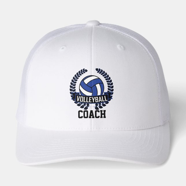 Volleyball Wreath Logo - Blue (Front)