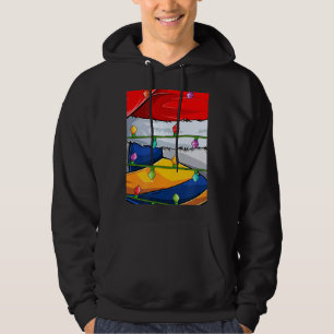 Volleyball  Xmas Lights Santa Volleyball Christmas Hoodie