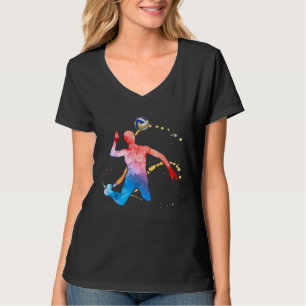 Volleyballer Graphic Beach Volleyball T-Shirt