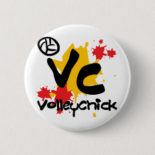 VolleyChick Croobie Button