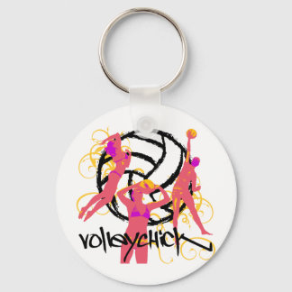 VolleyChick Curt Keychain