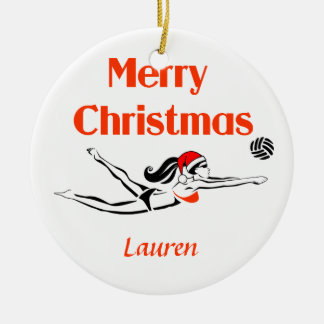 VolleyChick Custom BeachChick Ornament