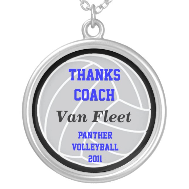 VolleyChick Custom Coach Necklace (Front)