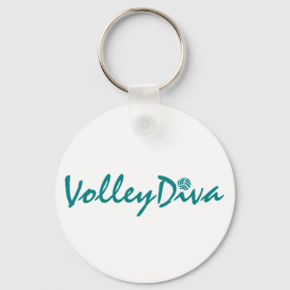 VolleyChick Diva Keychain