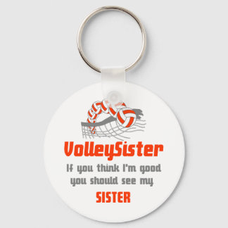 VolleyChick Family You should see Sister/sister Keychain