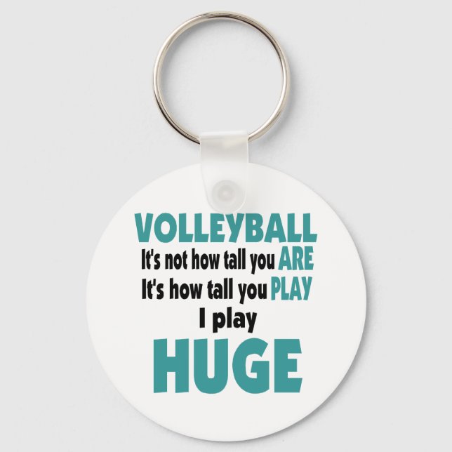 VolleyChick Huge Keychain (Front)