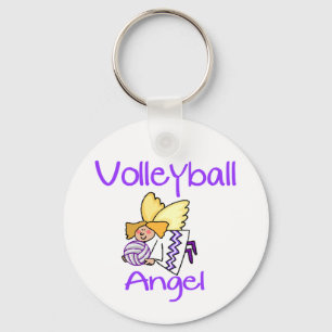 VolleyChick VB Angel Keychain