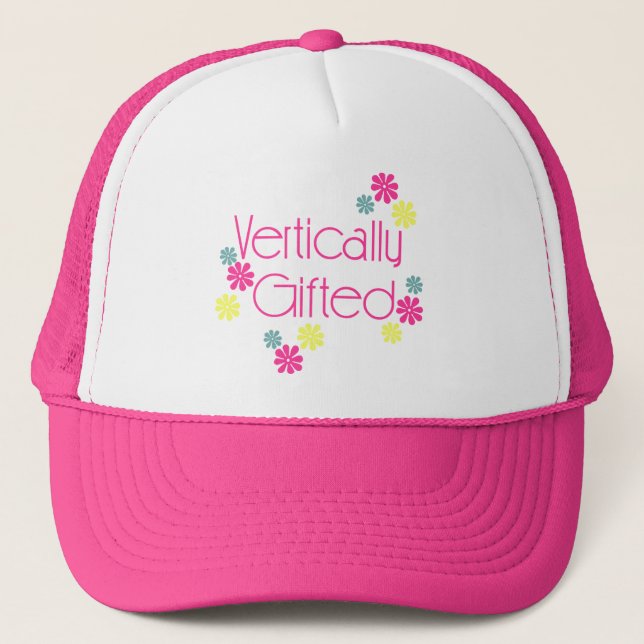 VolleyChick Vertically Gifted Trucker Hat (Front)