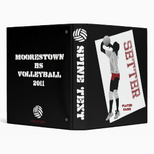 VolleyChick Volleyball Binder Graphic Setter