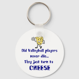 VolleyChick's Cheese Keychain