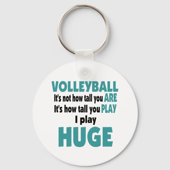 VolleyChick's Huge Keychain (Front)