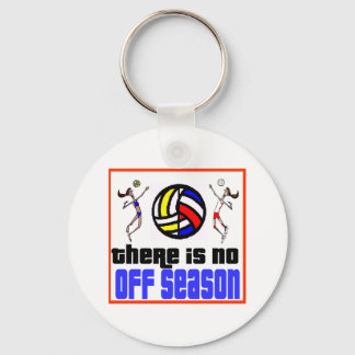 VolleyChick's No Off Season Keychain
