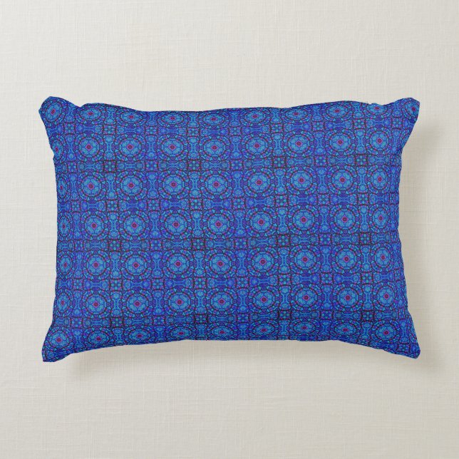 Volos Azul Accent Pillow (Front)