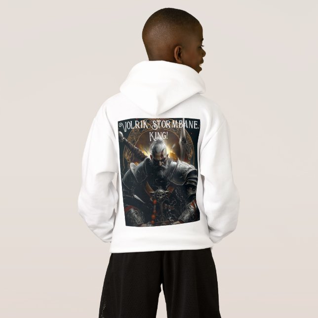 Volrik Stormbane. King! Hoodie (Back Full)