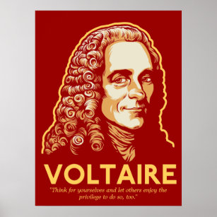 Voltaire Customizable Print