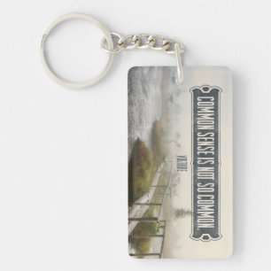 Voltaire Inspirational Quote "Common sense" Keychain