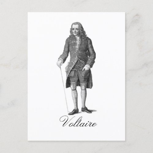Voltaire Postcard