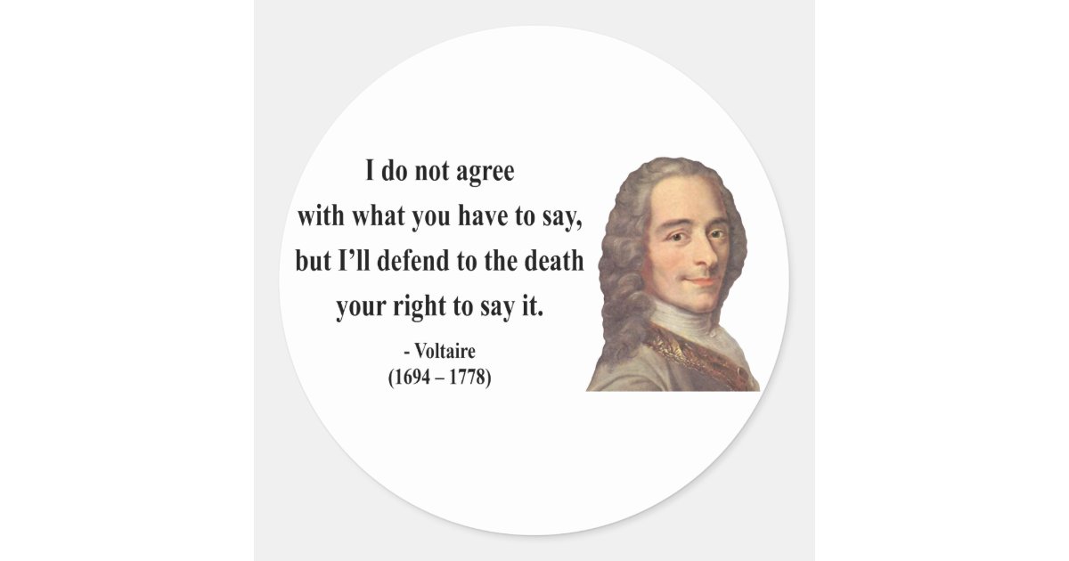 FUNNY VOLTAIRE ICE CREAM QUOTE' Tote Bag