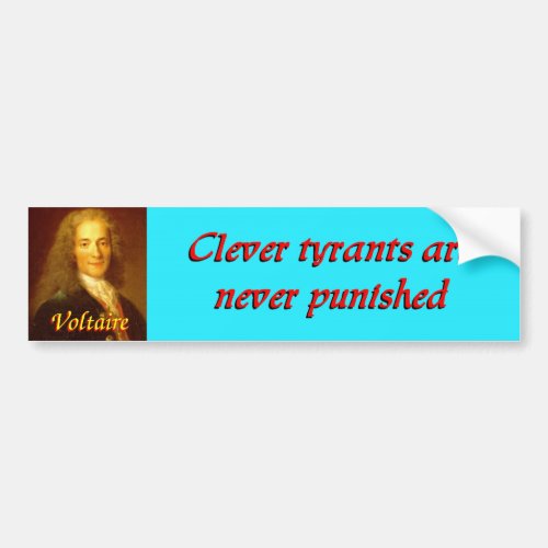 Voltaire quote 2 bumper sticker