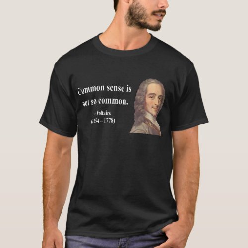Voltaire Quote 3b T_Shirt