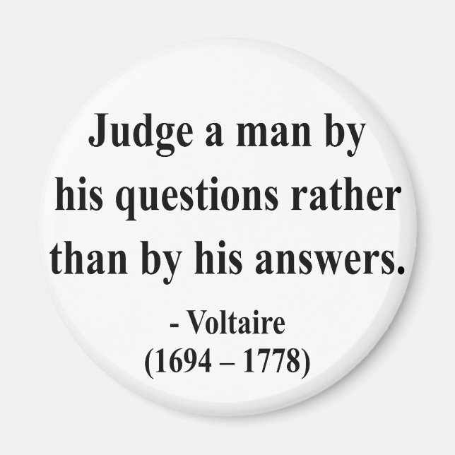 Voltaire Quote 8a Magnet (Front)