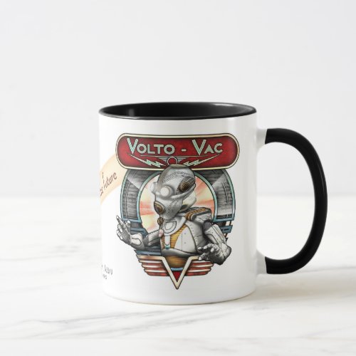 Volto-Vac Retro Robot Mug